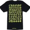 Chrome Hearts „Made in Hollywood“ T-Shirt Schwarz Chrome Hearts „Made in Hollywood“ T-Shirt Schwarz