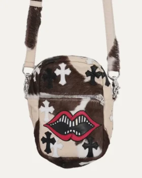 Chrome Hearts Matty Boy Chomper Taka-Tasche aus Rindsleder