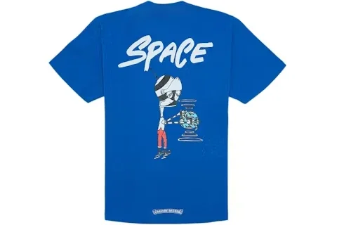 Chrome Hearts Matty Boy Space T-Shirt – Blau Chrome Hearts Matty Boy Space T-Shirt – Blau