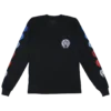 Chrome Hearts Mehrfarbiges Horseshoe Langarm-T-Shirt Chrome Hearts Mehrfarbiges Horseshoe Langarm-T-Shirt