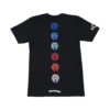 Chrome Hearts Mehrfarbiges T-Shirt mit Horseshoe und geradem Kreuz Chrome Hearts Mehrfarbiges T-Shirt mit Horseshoe und geradem Kreuz