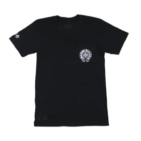 Chrome Hearts Mehrfarbiges T-Shirt mit Horseshoe und geradem Kreuz
