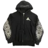 Chrome Hearts Rare Zip-up-Kapuzenpullover mit Floral Cross-Motiv
