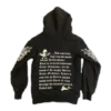 Chrome Hearts Rare Zip-up-Kapuzenpullover mit Floral Cross-Motiv