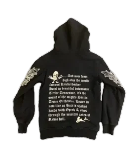 Chrome Hearts Rare Zip-up-Kapuzenpullover mit Floral Cross-Motiv