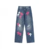 Chrome Hearts Rough Cross Patch Jeans Chrome Hearts Rough Cross Patch Jeans