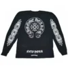 Chrome Hearts Schwarz-Weißes Langarmshirt Chrome Hearts Schwarz-Weißes Langarmshirt