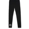 Chrome Hearts Schwarze Baumwoll-Leggings