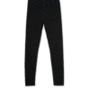 Chrome Hearts schwarze Baumwoll-Leggings mit grauem Multilogo-Print Chrome Hearts schwarze Baumwoll-Leggings mit grauem Multilogo-Print