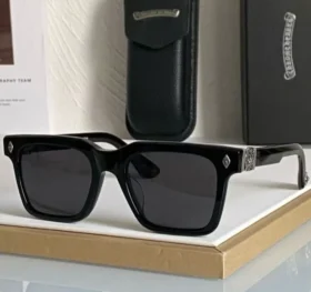 Chrome Hearts Schwarze Brillen