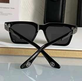 Chrome Hearts Schwarze Brillen