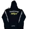 Chrome Hearts Schwarzer Aspen Exklusiver Zip-Up-Kapuzenpullover