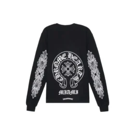 Chrome Hearts Schwarzes Langarmshirt