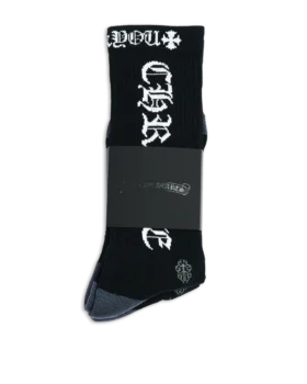 Chrome Hearts Socken in Blau, Weiß und Gelb Chrome Hearts Socken in Blau, Weiß und Gelb