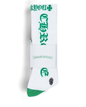 Chrome Hearts Socken in Rot, Grün und Schwarz Chrome Hearts Socken in Rot, Grün und Schwarz
