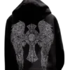 Chrome Hearts Strass-Kapuzenpullover