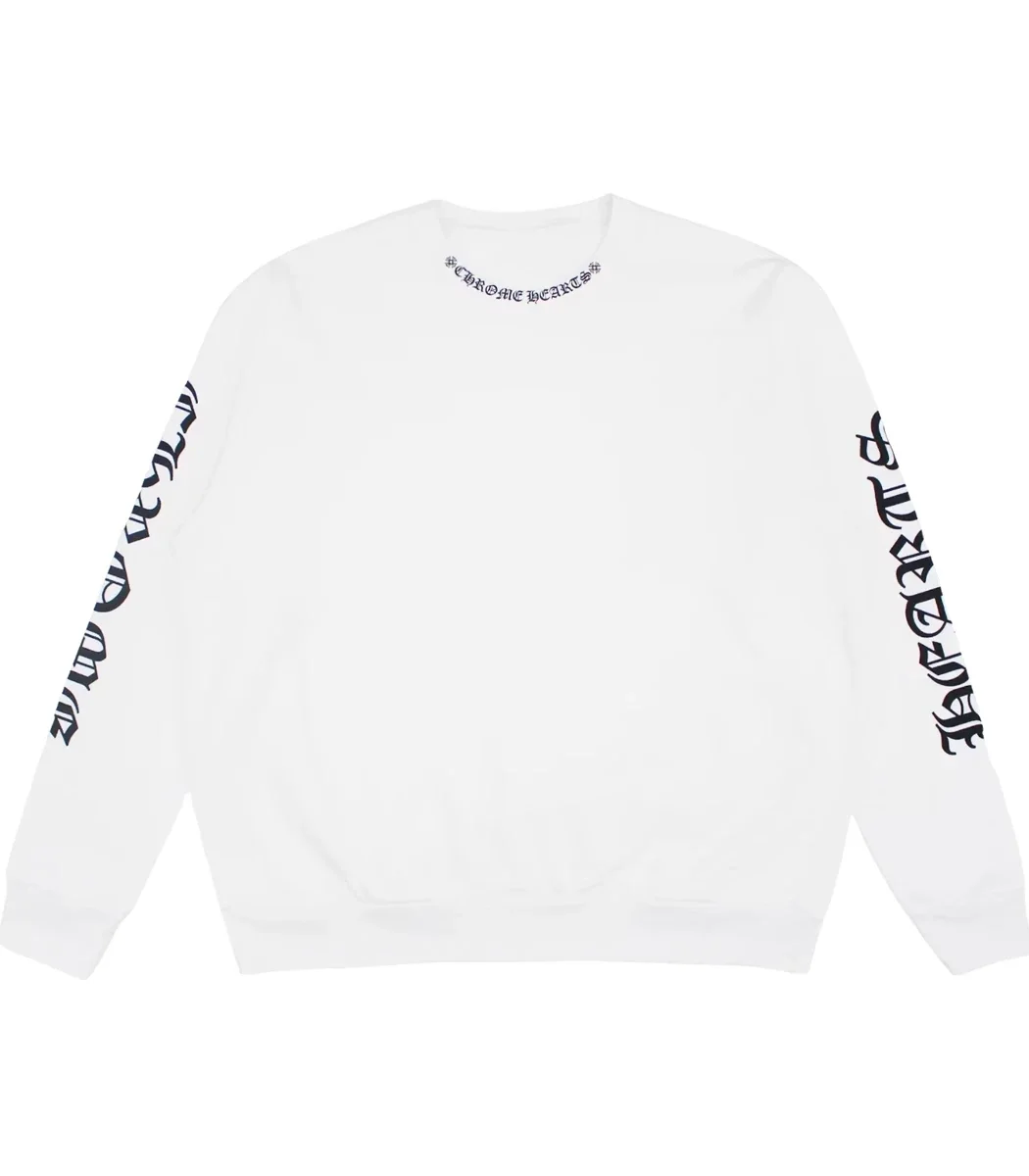 Chrome Hearts Sweatshirt mit Buchstaben am Kragen Chrome Hearts Sweatshirt mit Buchstaben am Kragen