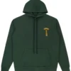 Chrome Hearts T-Bar-Kapuzenpullover Grün/Gold Chrome Hearts T-Bar-Kapuzenpullover Grün/Gold