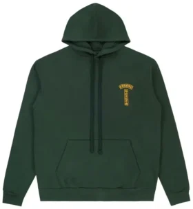 Chrome Hearts T-Bar-Kapuzenpullover Grün/Gold Chrome Hearts T-Bar-Kapuzenpullover Grün/Gold