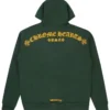 Chrome Hearts T-Bar-Kapuzenpullover Grün/Gold Chrome Hearts T-Bar-Kapuzenpullover Grün/Gold