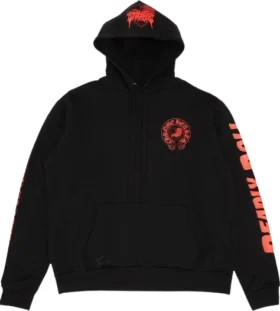 Chrome Hearts X Deadly Doll Exklusiver Kapuzenpullover