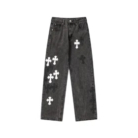 Chrome Hearts X Levis Schwarze Jeans