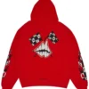 Chrome Hearts X Matty Boy Flames Kapuzenpullover Rot Chrome Hearts X Matty Boy Flames Kapuzenpullover Rot