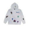 Chrome Hearts X Matty Boy Kapuzenpullover mit Cross Patch Chrome Hearts X Matty Boy Kapuzenpullover mit Cross Patch