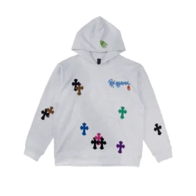 Chrome Hearts X Matty Boy Kapuzenpullover mit Cross Patch