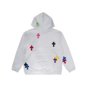 Chrome Hearts X Matty Boy Kapuzenpullover mit Cross Patch