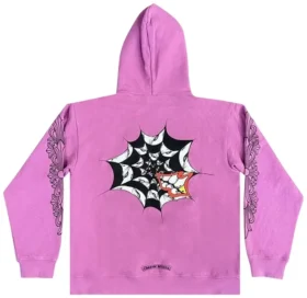 Chrome Hearts X Matty Boy Web-Kapuzenpullover Lila