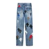 Firmranch Lederhose mit Leopardenmuster und Kreuz Firmranch Lederhose mit Leopardenmuster und Kreuz