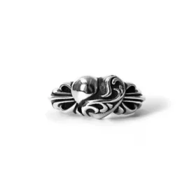 Floral Cross-Heart-Ring