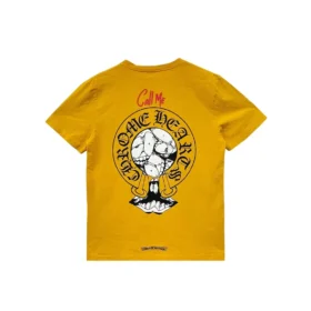 Gelbes Chrome Hearts-Shirt Gelbes Chrome Hearts-Shirt