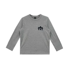 Graues Chrome Hearts-Shirt