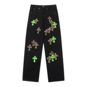 Jeans mit Lederpatches Jeans mit Lederpatches