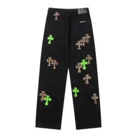 Jeans mit Lederpatches Jeans mit Lederpatches