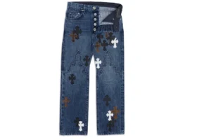 Lemandik Straight-Leg-Jeans mit Cross Patch