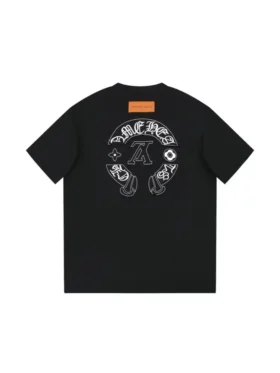 Louis Vuitton X Chrome Hearts T-Shirt Schwarz