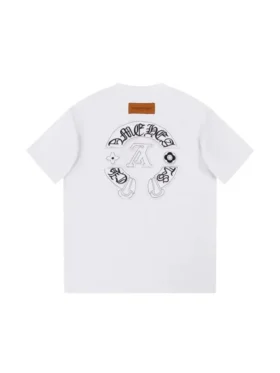 Louis Vuitton X Chrome Hearts T-Shirt Weiß