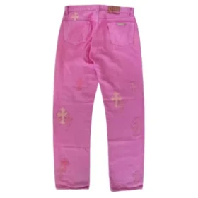 Rosa Chrome Hearts Jeans
