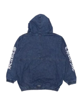Ruckus Hooded Denim Cross Patch Jacke