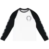 Schwarz-weißes Chrome Hearts-Shirt
