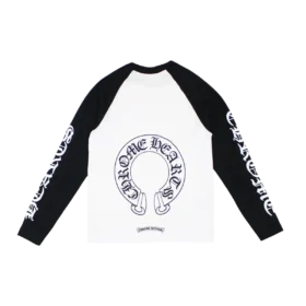 Schwarz-weißes Chrome Hearts-Shirt