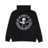 Seltener CH Foti Skeleton Circle Logo Zip-up-Kapuzenpullover