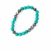 Türkisfarbenes Perlenarmband 8 mm